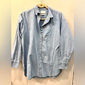 NWT✨- J. Crew Women’s Tall Relaxed Fit Chambray Shirt - 4 Tall